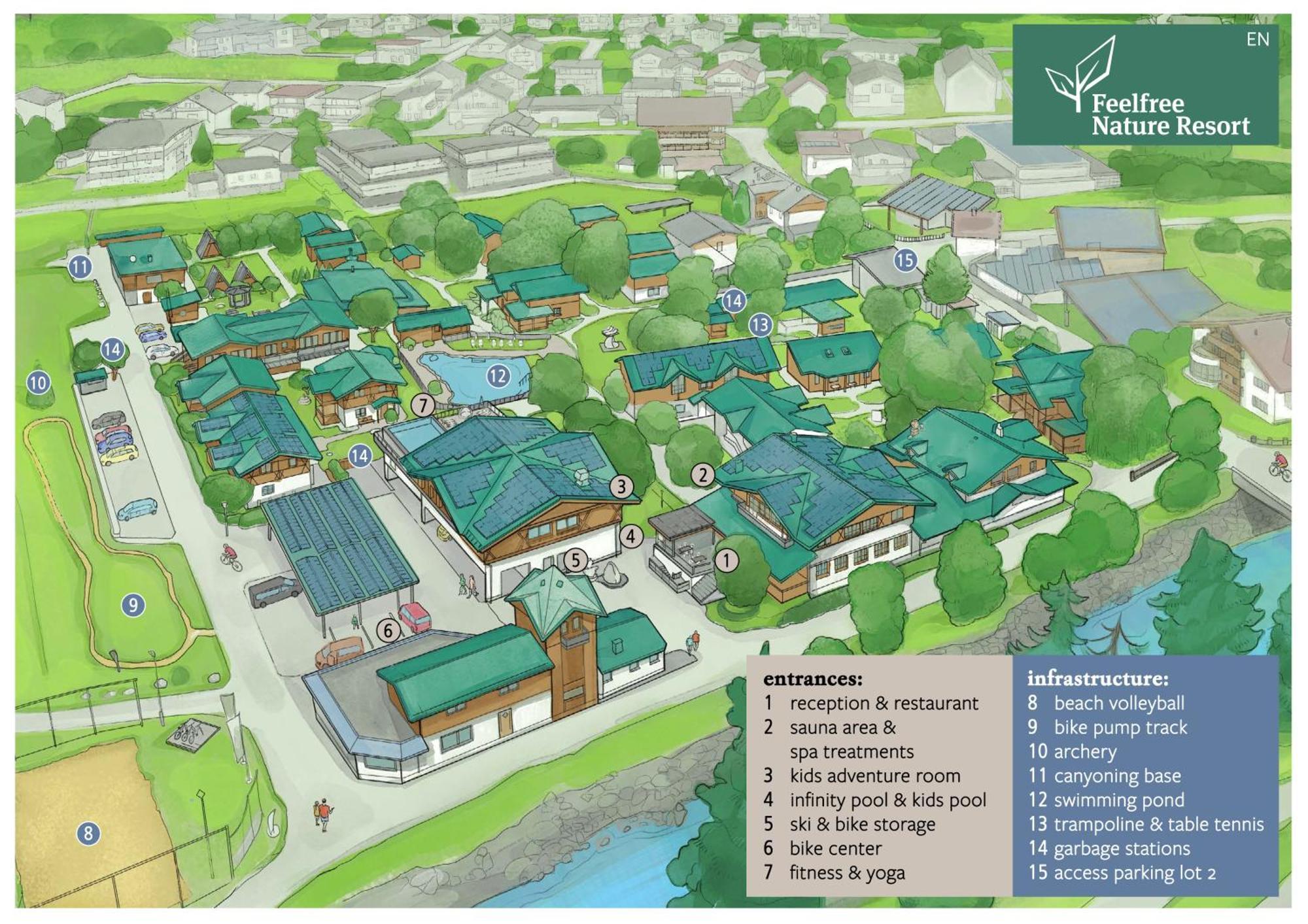 Feelfree Nature Resort Ец Екстер'єр фото